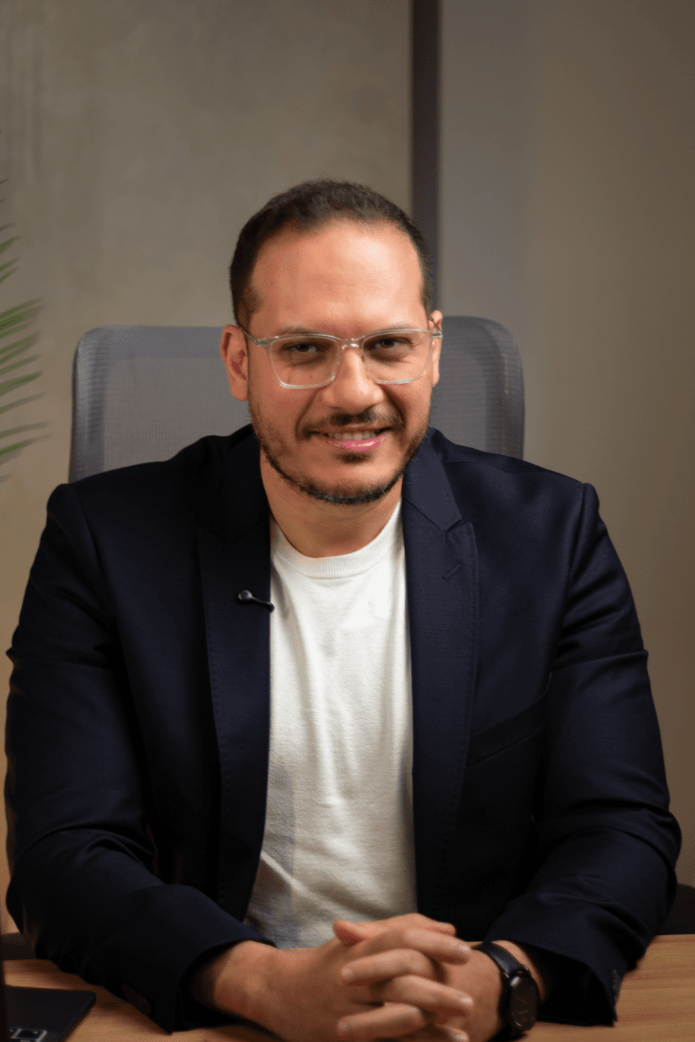 Portrait of Dr. Mohamed Arik, founder and chief strategist of Planet 9.